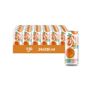 Refresco Naranja Zero Sin Azúcares - Pack de 24 Latas 33 cl