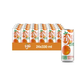 Refresco Naranja Zero Sin Azúcares - Pack de 24 Latas 33 cl