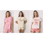 Pijama corto Snoopy de algodón - 10% de descuento