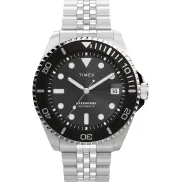 Reloj Timex Harborside Coast 40 mm Plateado y Negro