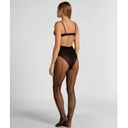 15 Denier Pantys Gráficos - Color Negro