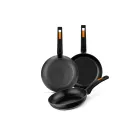 Set de 3 Sartenes Monix Fuego - 18-22-26 cm