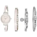 Reloj Anne Klein con 3 Pulseras Elegantes