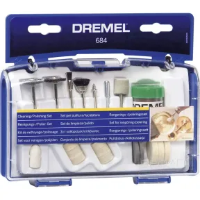 Kit de limpieza y pulido Dremel 684 con 20 accesorios