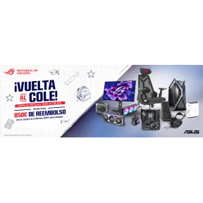 Reembolso directo de hasta 850 € en tarjetas gráficas ASUS