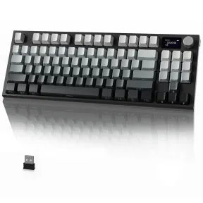 Teclado Attack Shark K86 mecánico inalámbrico 75% con TFT