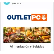 Bebidas y alimentos desde 0,50 €