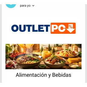 Bebidas y alimentos desde 0,50 €