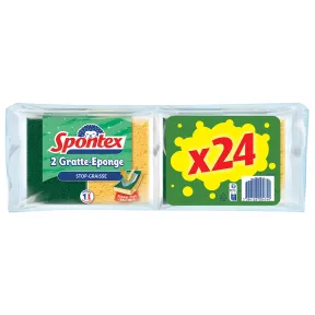Pack de 24 Rasquetas Stop-Grasa Spontex