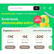 Envío local: Nuevos cupones de AliExpress