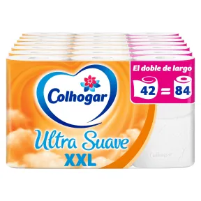 Papel Higiénico XXL Colhogar Ultra Suave - 42 Rollos 2 Capas