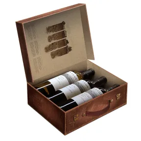 Maletín de 3 Botellas: Vinya Palau, Gigi y Le Havre