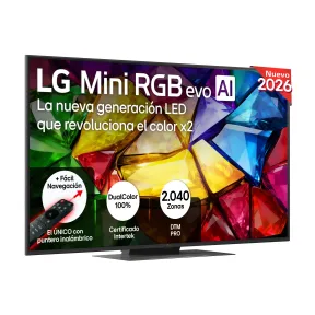 LG 55" 4K MiniLED TV 144Hz con Dolby Vision y webOS 26