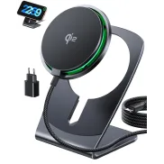 Cargador Inalámbrico Qi2 15W 2 en 1 INIU Desmontable