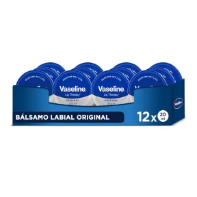 Bálsamo Labial Original Vaseline Lata 20 G x12 - Cuidado Labial