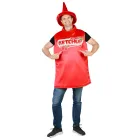 Disfraz de Ketchup en forma de bote divertido