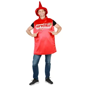 Disfraz de Ketchup en forma de bote divertido