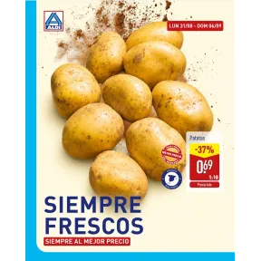 0,69€ el kg de patatas nacionales