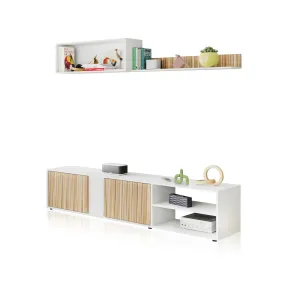 Conjunto de Salón Reversible y Mueble de TV de 180 cm