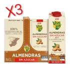 Bebida Vegetal de Almendras Sin Azúcar - Pack de 6L
