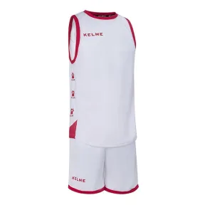Equipación blanca y roja de baloncesto Vitoria (más colores)