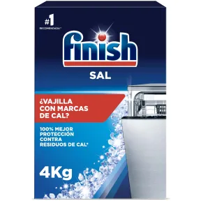 Sal para Lavavajillas 2X Finish - 4 kg Antical y Rendimiento