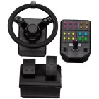 Consola Logitech G Saitek + pedales + volante para Farm Sim