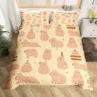 Ropa de Cama Capibaras 135x200cm para Cama de 90 cm