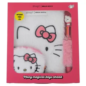 Hello Kitty - Set de libreta A5, monedero y boli peluche