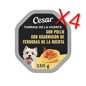 Terrina de Pollo y Verduras Cesar Garden - Pack de 14