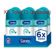 Desodorante Antitranspirante Roll-On Sanex 72 Horas 50ml