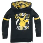 Suéter con Capucha Pokémon Pikachu Negro y Amarillo para Niños