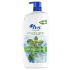 Champú Anticaspa H&S Menthol Fresh, Efecto Refrescante 1L