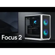 Caja Fractal Design Focus 2 RGB Negra ATX con cristal templado