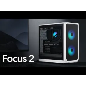 Caja Fractal Design Focus 2 RGB Negra ATX con cristal templado