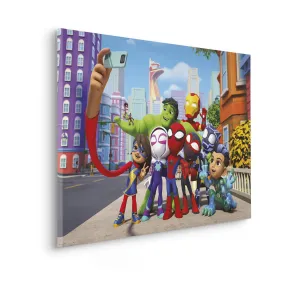 Cuadro de Spidey and His Amazing Friends para habitación infantil