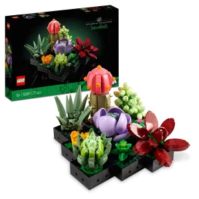 Maqueta de 9 Suculentas Artificiales LEGO Botanicals