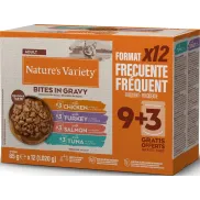 Comida Húmeda para Gatos 2x Nature's Variety 85g (24 bolsitas)