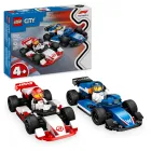 Set de Coches de Carreras F1 Williams y Haas en LEGO City