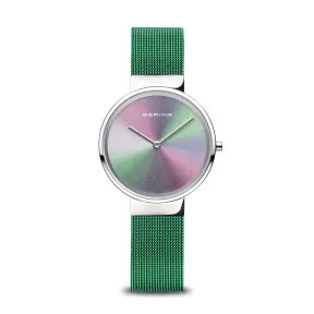 Reloj Bering Mujer 36mm Acero Inox, Oro Rosa y Negra