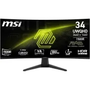 Monitor Gaming 34" UWQHD MSI MAG 346CQ 180Hz, 1ms, VA