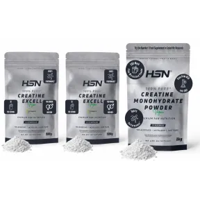 Creatina Monohidrato y Excell Sin Sabor - 1.5 Kg Total