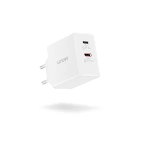 Cargador GaN 65 W Dual USB-C para Lenovo