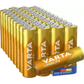 Pilas AA Varta Longlife - Paquete de 40 unidades