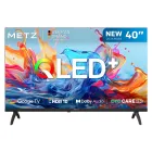 Smart TV 40” QLED Metz: HDR10, Dolby Audio, Chromecast