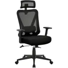 Silla de Escritorio Ergonomica Negra con Respaldo Bloqueable