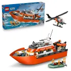 Barco y Helicóptero de Rescate de Guardacostas LEGO City 60504