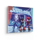 Lienzo Spiderman y Amigos para Habitación Infantil (40x30cm)