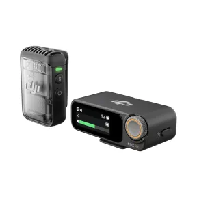 Micrófono DJI 2 (1 RX + 1 TX) para grabación de audio