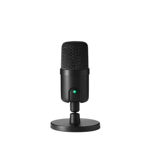 Micrófono condensador mini-USB Amazon Basics para podcasting
